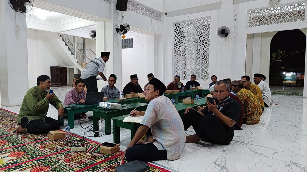 rapat persiapan sholat idul fitri 1446