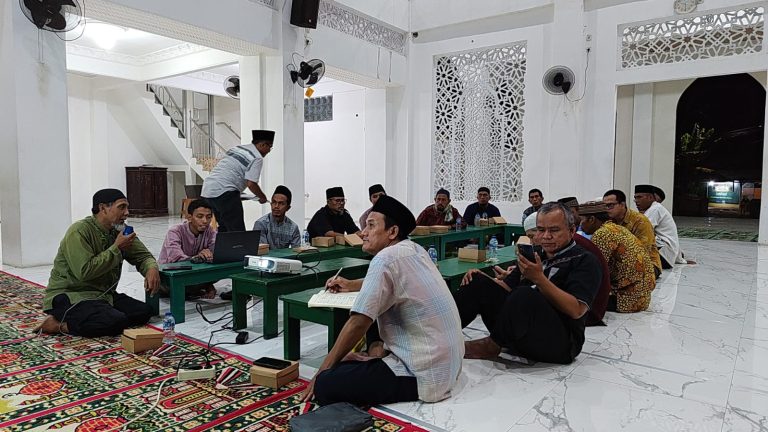 rapat persiapan sholat idul fitri 1446